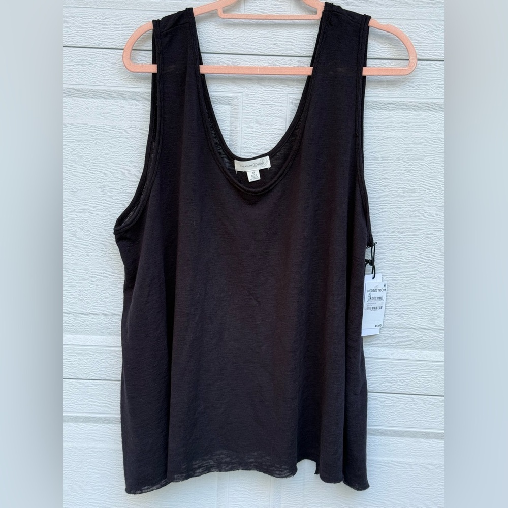 NWT-Treasure & Bond Black Knit Top